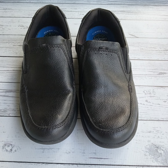 Nunn Bush Mens Leather Slip On Loafers Memory Foam Comfort Casual Dress Shoes 9 - Picture 2 of 7